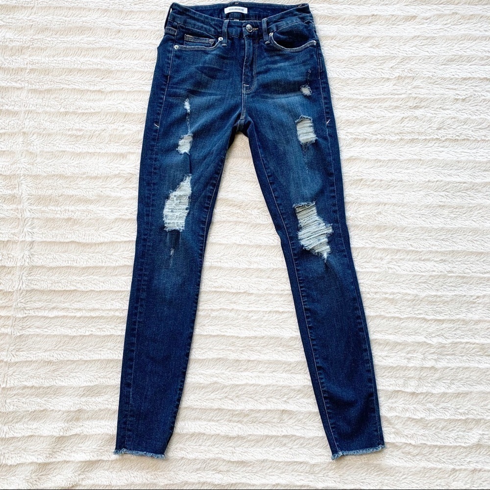 Good AMERICAN Good Legs Jeans Sz 0/25 - Picture 2 of 9